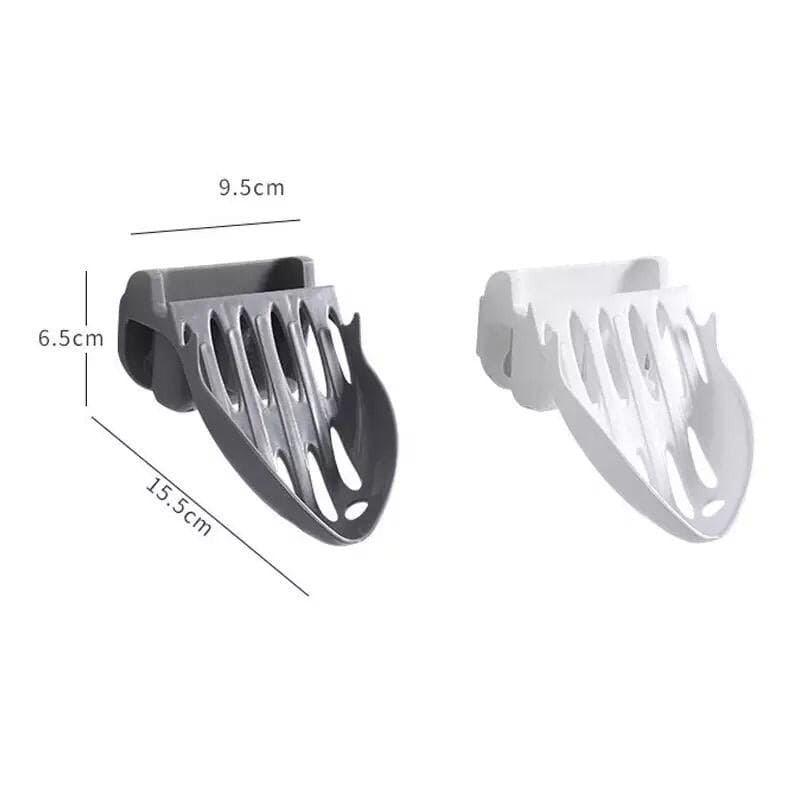 Creative Soap Rack, Wall Hanging Simple Drain Soap Rack, Toothpaste And Brush Holder, Wash Basin Organizer Creative Soap Rack, Wall Hanging Simple Drain Soap Rack, Toothpaste And Brush Holder, Wash Basin Organizer